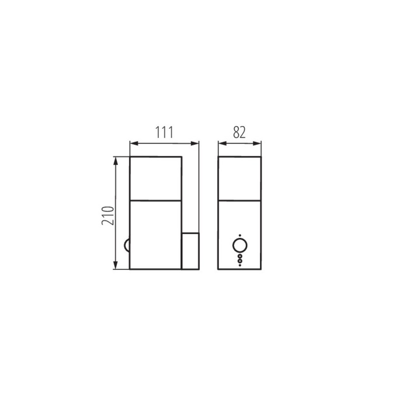 https://design-led.fr/ Luminaire extérieur & détecteur 1xE27 VADRA 38,10&nbsp;€ 38,10&nbsp;€ 29011