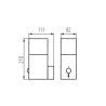 https://design-led.fr/ Luminaire extérieur & détecteur 1xE27 VADRA 38,10&nbsp;€ 38,10&nbsp;€ 29011