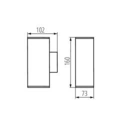 https://design-led.fr/ Luminaire extérieur 2xGU10 GORI 26,30&nbsp;€ 26,30&nbsp;€ 29001