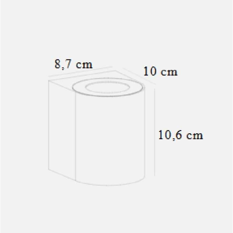 https://design-led.fr/ Canto 2 Applique murale Acier galvanisé 10.6W 3000K IP44 99,90&nbsp;€ 99,90&nbsp;€ 49701031