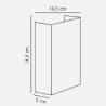 https://design-led.fr/ Fold 10 Applique murale Acier galvanisé 7.5W 3000K IP54 159,90&nbsp;€ 159,90&nbsp;€ 2019041031