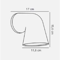 https://design-led.fr/ Front Single Applique murale Blanc GU10 IP44 74,90&nbsp;€ 74,90&nbsp;€ 46801001