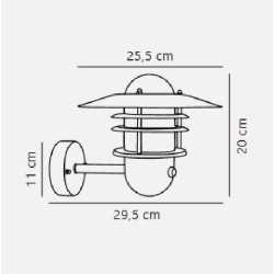 https://design-led.fr/ Agger Applique murale Acier galvanisé E27 IP54 74,90&nbsp;€ 74,90&nbsp;€ 74481031