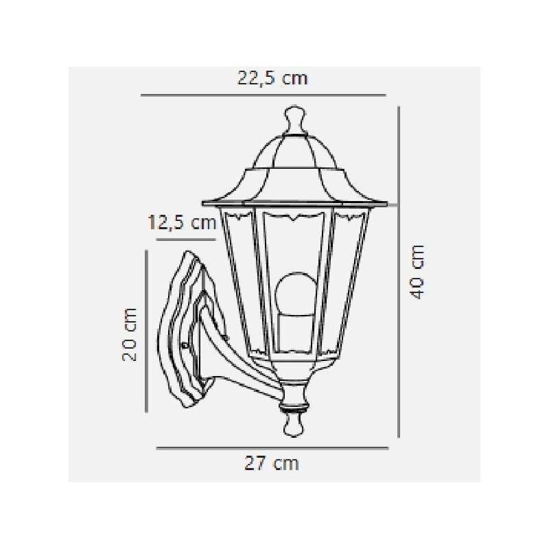 https://design-led.fr/ Cardiff Up Applique murale Noir E27 IP44 29,90&nbsp;€ 29,90&nbsp;€ 74371003