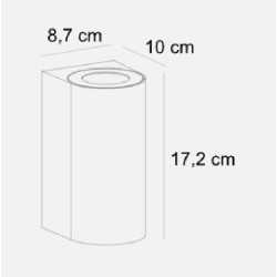 https://design-led.fr/ Canto Maxi 2 Applique murale Blanc 2xGU10 IP44 89,90&nbsp;€ 89,90&nbsp;€ 49721001