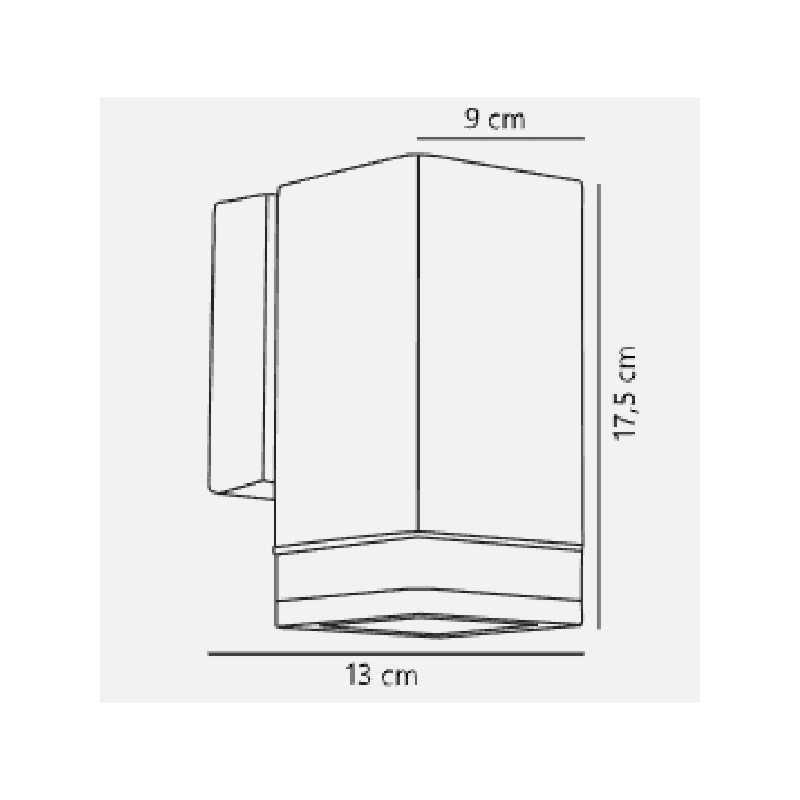 https://design-led.fr/ Elm Single Applique murale Noir GU10 IP44 59,90&nbsp;€ 59,90&nbsp;€ 45321003