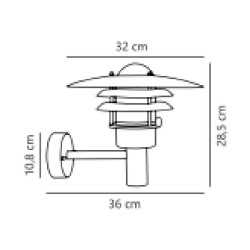 https://design-led.fr/ Lonstrup 32 Applique murale Sensor Acier galvanisé E27 IP44 114,90&nbsp;€ 114,90&nbsp;€ 71412031