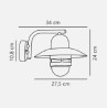https://design-led.fr/ Nibe Applique murale Cuivre E27 IP54 269,90&nbsp;€ 269,90&nbsp;€ 24981030