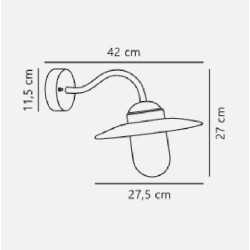 https://design-led.fr/ Luxembourg Applique murale Acier galvanisé E27 IP54 74,90&nbsp;€ 74,90&nbsp;€ 22671031