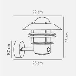 https://design-led.fr/ Blokhus Up Sensor Applique murale Cuivre E27 IP54 219,90&nbsp;€ 219,90&nbsp;€ 25031030