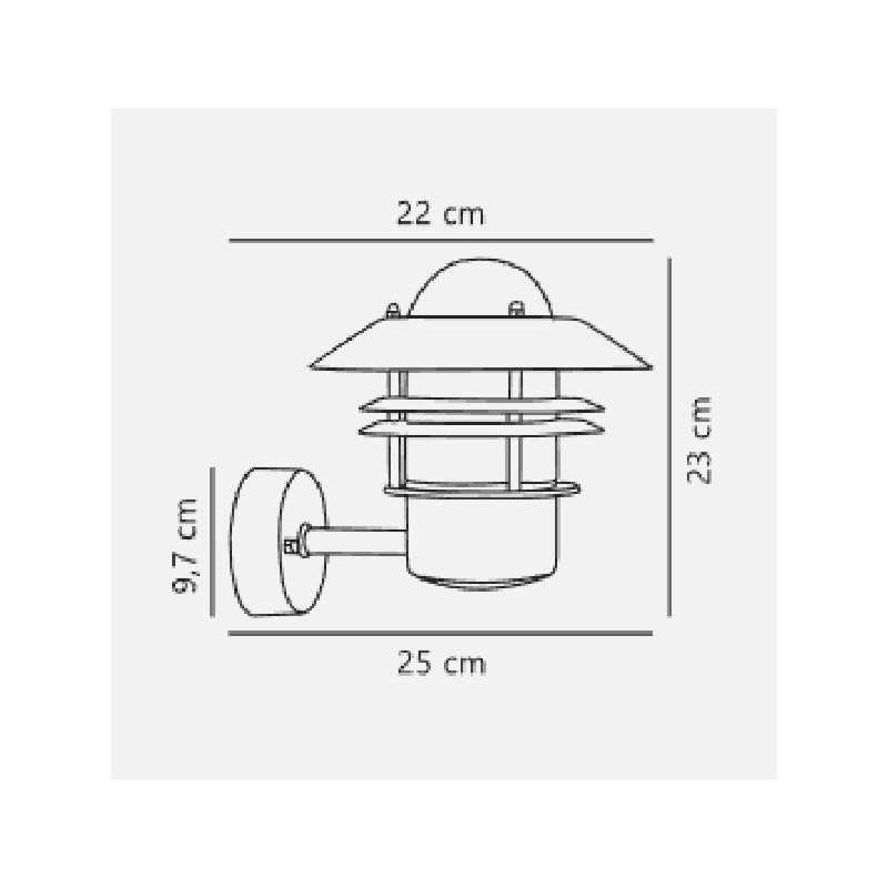 https://design-led.fr/ Blokhus Up Applique murale Acier galvanisé E27 IP54 64,90&nbsp;€ 64,90&nbsp;€ 25011031