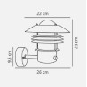 https://design-led.fr/ Vejers Sensor Applique murale Acier galvanisé E27 IP54 94,90&nbsp;€ 94,90&nbsp;€ 25101031
