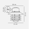 https://design-led.fr/ Vejers Down Applique murale Acier galvanisé E27 IP54 64,90&nbsp;€ 64,90&nbsp;€ 74461031