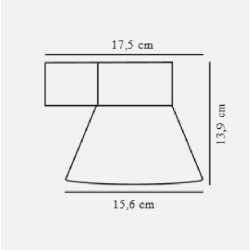 https://design-led.fr/ Kyklop Cone Applique murale Couleur rouille GU10 IP54 69,90&nbsp;€ 69,90&nbsp;€ 2318071009