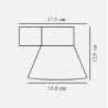 https://design-led.fr/ Kyklop Cone Applique murale Couleur rouille GU10 IP54 69,90&nbsp;€ 69,90&nbsp;€ 2318071009