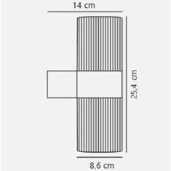 https://design-led.fr/ Kyklop Ripple Applique Murale 2 X GU10 Noir IP54 59,90&nbsp;€ 59,90&nbsp;€ 2318051003