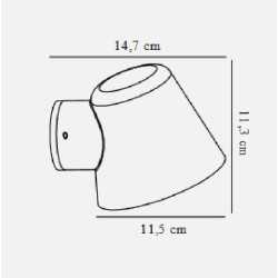 https://design-led.fr/ Aleria Applique murale GU10 Acier galvanisé IP44 44,90&nbsp;€ 44,90&nbsp;€ 2019131031