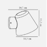 https://design-led.fr/ Aleria Applique murale GU10 Acier galvanisé IP44 44,90&nbsp;€ 44,90&nbsp;€ 2019131031