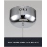 https://design-led.fr/ Lampe Suspendue LED Gloria argenté 28w Ø50 cm 92 leds CCT dimmable 290,00&nbsp;€ 290,00&nbsp;€ A2607