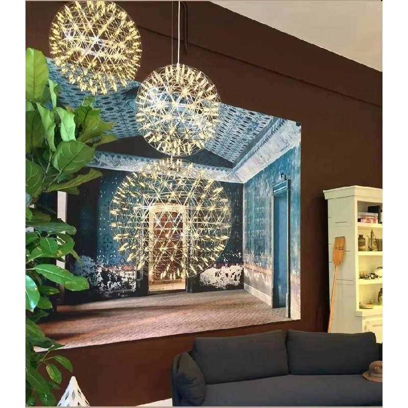 https://design-led.fr/ Lampe Suspendue LED Gloria argenté 28w Ø50 cm 92 leds CCT dimmable 290,00&nbsp;€ 290,00&nbsp;€ A2607