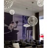 https://design-led.fr/ Lampe Suspendue LED Gloria argenté 28w Ø50 cm 92 leds CCT dimmable 290,00&nbsp;€ 290,00&nbsp;€ A2607