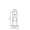 https://design-led.fr/ Luminaire architectural avec source remplaçable 3xGU10 INVO-TR 47cm 118,20&nbsp;€ 118,20&nbsp;€ 29175