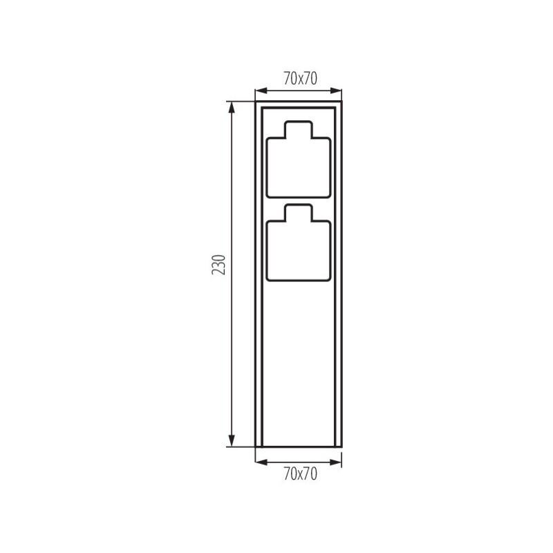 https://design-led.fr/ Poteau de jardin avec prises de courant 230 V DASTO 23 cm 45,20&nbsp;€ 45,20&nbsp;€ 36585