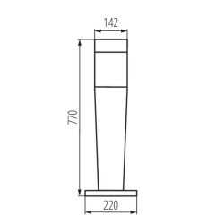 https://design-led.fr/ Luminaire architectural avec source remplaçable 1 x E27 INVO-OP 77cm 152,10&nbsp;€ 152,10&nbsp;€ 29172
