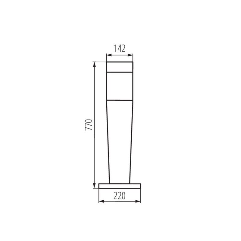 https://design-led.fr/ Luminaire architectural avec source remplaçable 1 x E27 INVO-OP 77cm 152,10&nbsp;€ 152,10&nbsp;€ 29172