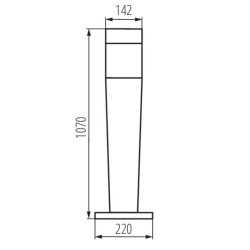 https://design-led.fr/ Luminaire architectural avec source remplaçable 1 x E27 INVO-OP 107cm 188,90&nbsp;€ 188,90&nbsp;€ 29173
