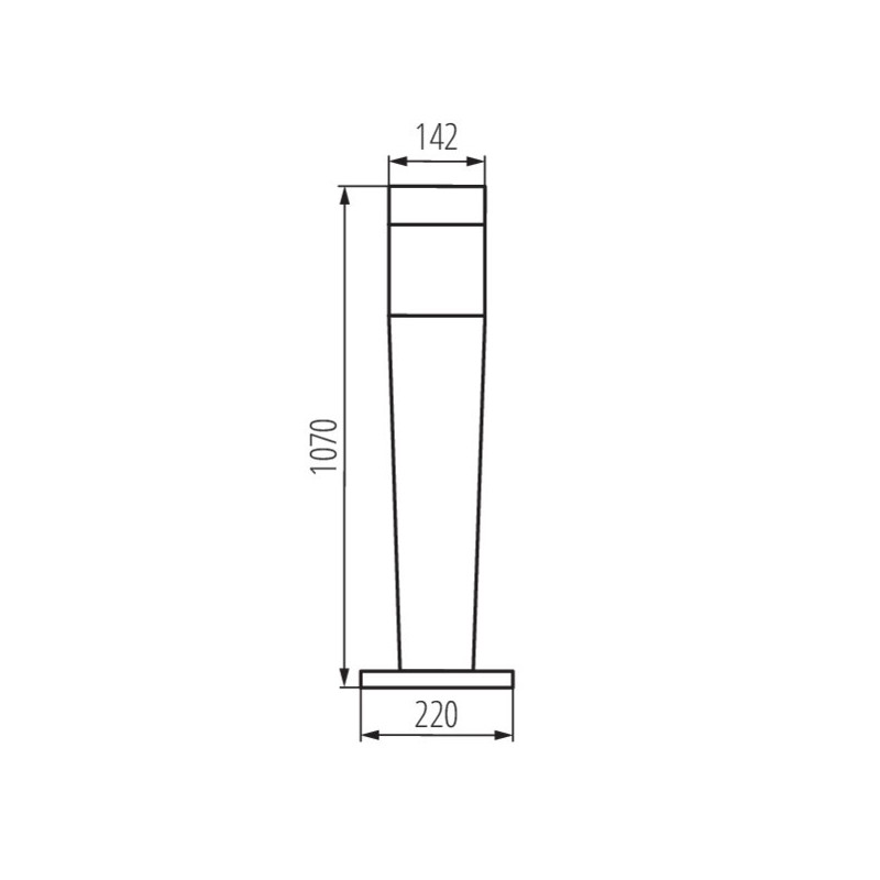 https://design-led.fr/ Luminaire architectural avec source remplaçable 1 x E27 INVO-OP 107cm 188,90&nbsp;€ 188,90&nbsp;€ 29173