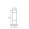 https://design-led.fr/ Luminaire architectural avec source remplaçable 1 x E27 INVO-OP 47cm 136,90&nbsp;€ 136,90&nbsp;€ 29171