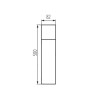 https://design-led.fr/ Luminaire extérieur avec source remplaçable 1 x E27 VADRA 50cm 36,30&nbsp;€ 36,30&nbsp;€ 29012