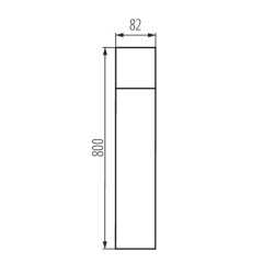 https://design-led.fr/ Luminaire extérieur avec source remplaçable 1 x E27 VADRA 80cm 50,40&nbsp;€ 50,40&nbsp;€ 29013