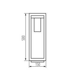https://design-led.fr/ Luminaire extérieur avec source remplaçable 1 x E27 VIMO 50cm brun 75,50&nbsp;€ 75,50&nbsp;€ 34985