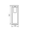 https://design-led.fr/ Luminaire extérieur & détecteur avec source remplaçable 1 x E27 VIMO 50cm brun 88,60&nbsp;€ 88,60&nbsp;€ 34987