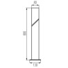 https://design-led.fr/ Luminaire extérieur avec source remplaçable 1 x E27 LAVEN 80cm 56,80&nbsp;€ 56,80&nbsp;€ 36545