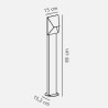 https://design-led.fr/ Pontio Potelet Noir GU10 IP54 99,90&nbsp;€ 99,90&nbsp;€ 2218208003