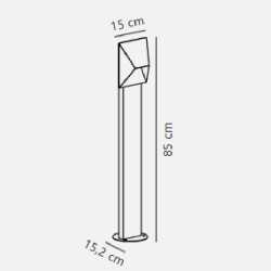 https://design-led.fr/ Pontio Potelet Acier galvanisé GU10 IP54 149,90&nbsp;€ 149,90&nbsp;€ 2218208031