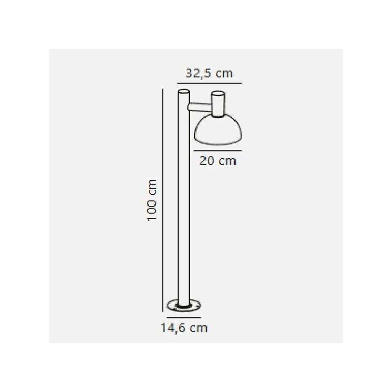 https://design-led.fr/ Arki 100 Potelet Acier galvanisé E27 IP54 199,90&nbsp;€ 199,90&nbsp;€ 2118108031