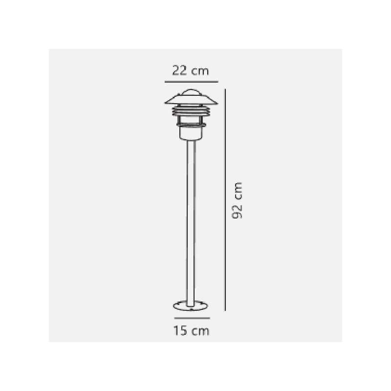 https://design-led.fr/ Vejers Potelet Noir E27 IP54 124,90&nbsp;€ 124,90&nbsp;€ 25118003