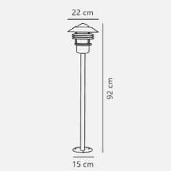 https://design-led.fr/ Vejers Potelet Acier galvanisé E27 IP54 124,90&nbsp;€ 124,90&nbsp;€ 25118031