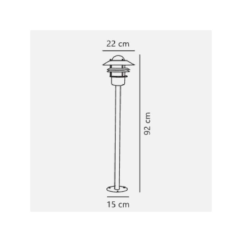 https://design-led.fr/ Blokhus Potelet Acier galvanisé E27 IP54 129,90&nbsp;€ 129,90&nbsp;€ 25078031