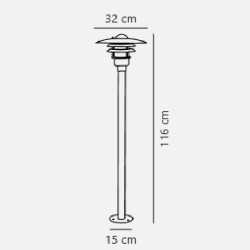 https://design-led.fr/ Lonstrup 32 Potelet Noir E27 IP44 134,90&nbsp;€ 134,90&nbsp;€ 71428003
