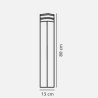 https://design-led.fr/ Elm Potelet Noir E27 IP44 129,90&nbsp;€ 129,90&nbsp;€ 45348003