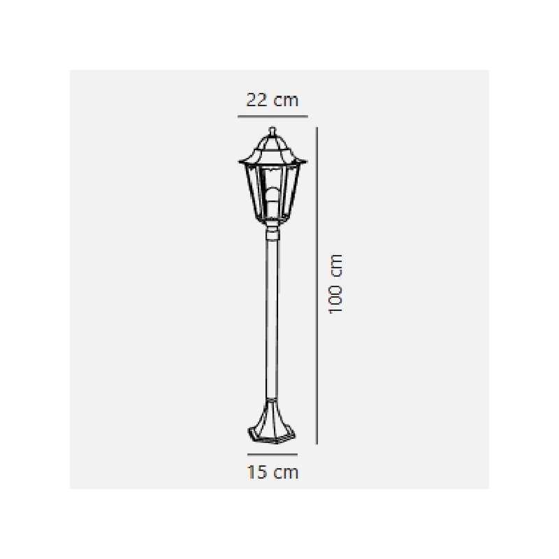 https://design-led.fr/ Cardiff Potelet Noir E27 IP44 54,90&nbsp;€ 54,90&nbsp;€ 74398003