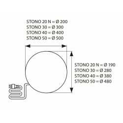 https://design-led.fr/ Luminaire extérieur imitation pierre STONO Ø 400mm1xE27 103,70&nbsp;€ 103,70&nbsp;€ 24652
