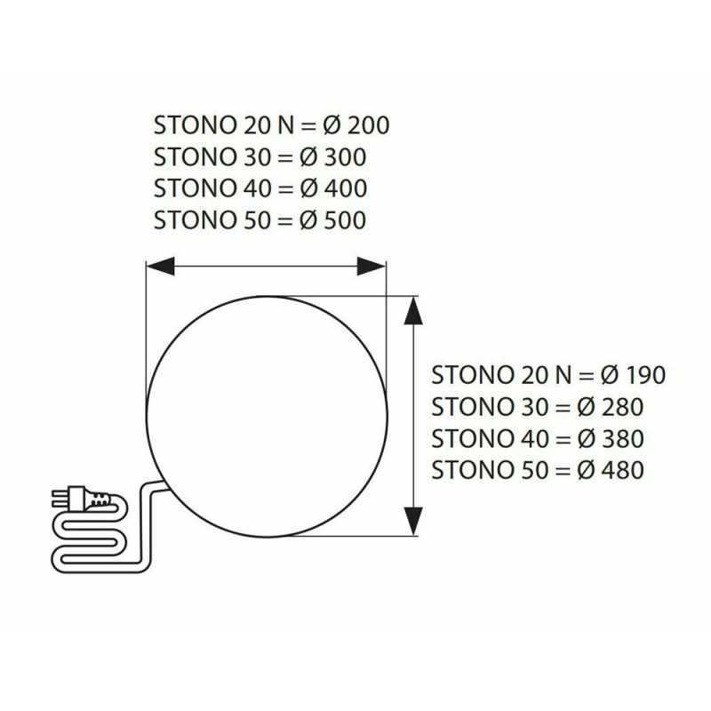https://design-led.fr/ Luminaire extérieur imitation pierre STONO Ø 400mm1xE27 103,70&nbsp;€ 103,70&nbsp;€ 24652
