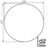 https://design-led.fr/ Luminaire extérieur imitation pierre STONO Ø 780mm1xE27 236,50&nbsp;€ 236,50&nbsp;€ 36594