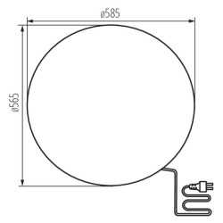 https://design-led.fr/ Luminaire extérieur imitation pierre STONO Ø 585mm1xE27 136,20&nbsp;€ 136,20&nbsp;€ 36593